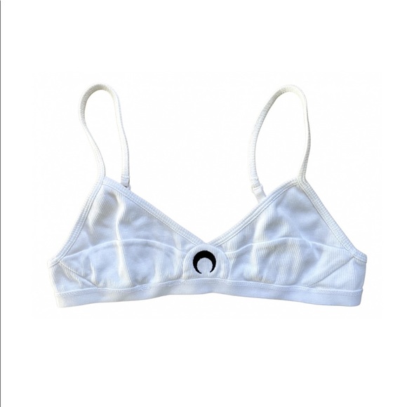 Marine Serre Other - Marine Serre Cotton Signature Logo Bra